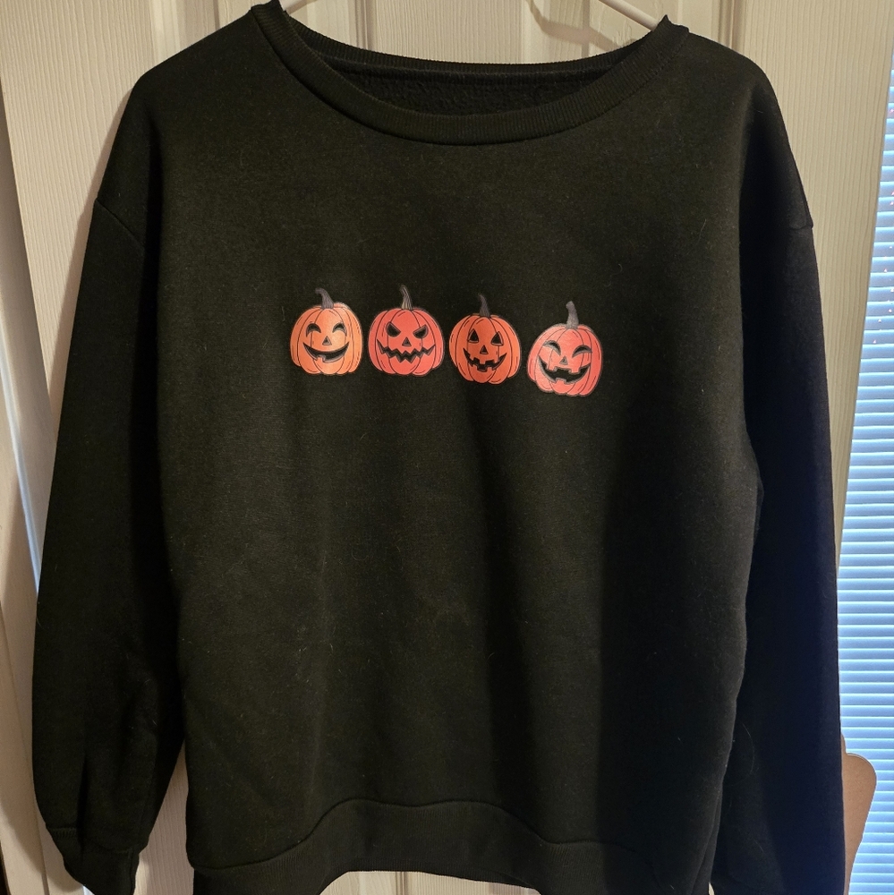 Shein Halloween sweater, black, size large